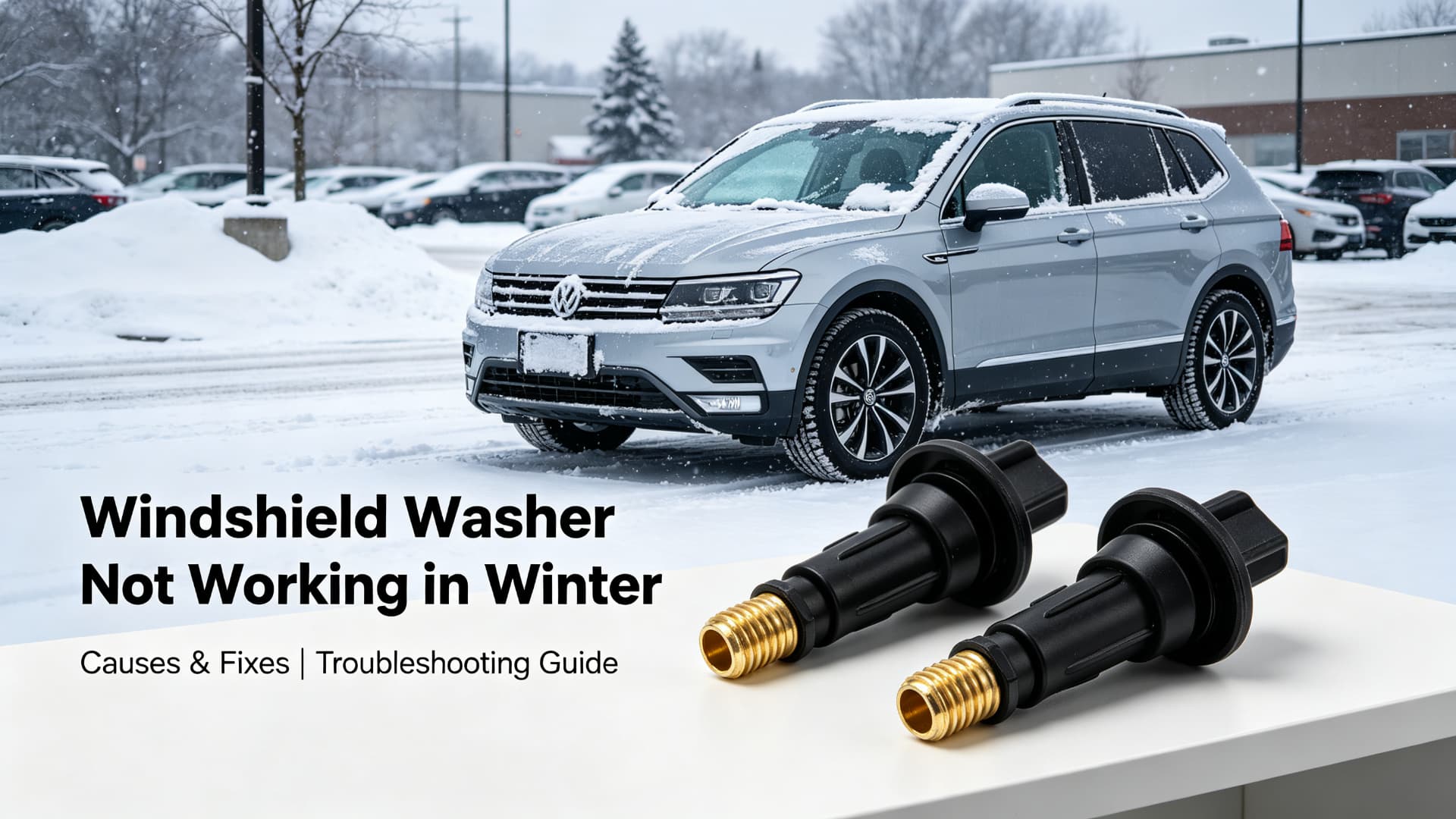 Windshield Washer Not Working in Winter? Causes and Fixes — MotiveCrate guide