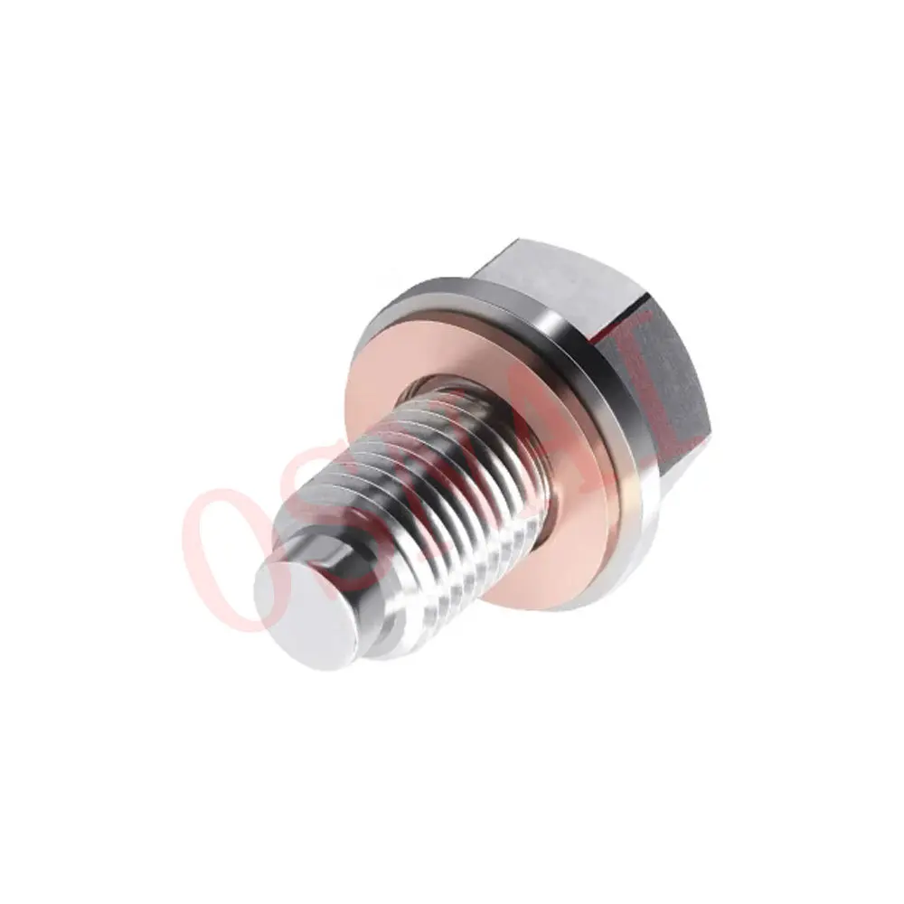 M14 x 1.5 Stainless Steel Magnetic Oil Drain Plug | M14X1.5-SS — product photo 5 of 5 — aftermarket auto part by MotiveCrate