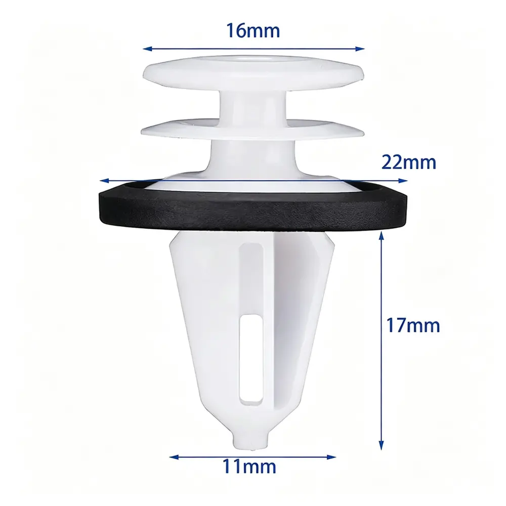 W713297-S300 Door Panel Trim Clip - Ford / Tesla — product photo 3 of 4 — aftermarket auto part by MotiveCrate
