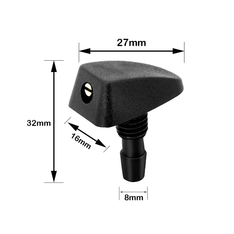 Windshield Washer Nozzle - Universal (Chevrolet Fan Spray) — product photo 3 of 5 — aftermarket auto part by MotiveCrate