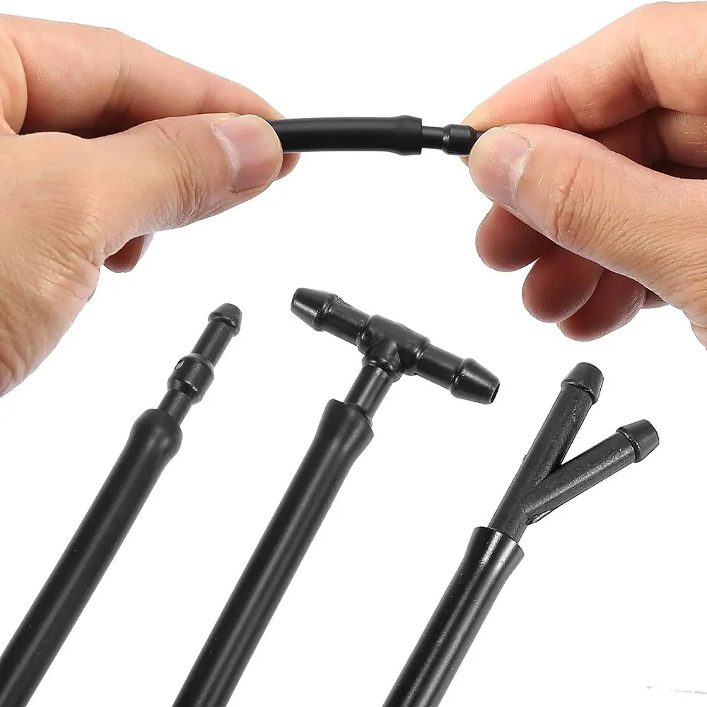 Windshield Washer Hose Kit - Universal 5 pcs 2 m Hose & T/Y Connectors — product photo 4 of 5 — aftermarket auto part by MotiveCrate