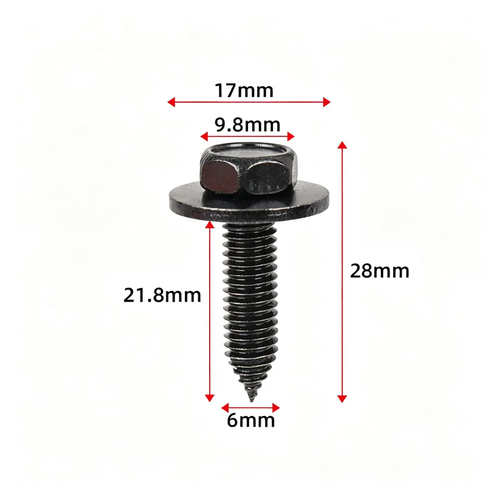 11503716 Screw & Spring Clip - Chevrolet / Buick / Cadillac / GMC — product photo 1 of 4 — aftermarket auto part by MotiveCrate