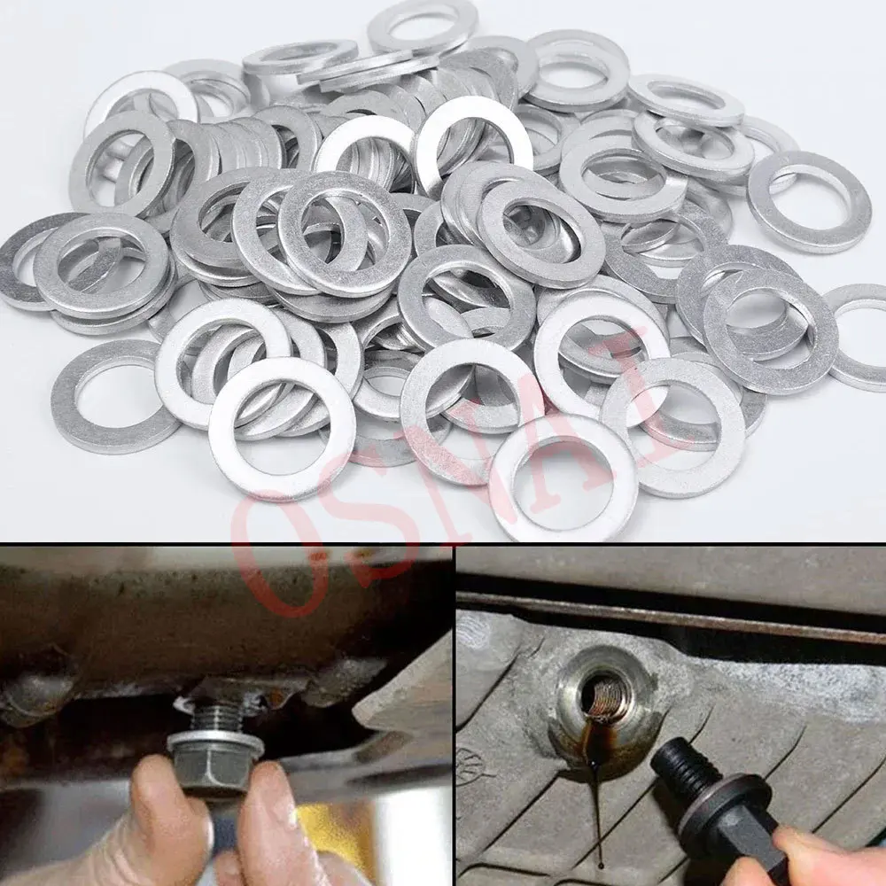 94109-14000 Honda M14 Aluminum Drain Plug Gasket | 94109-14000 — product photo 4 of 5 — aftermarket auto part by MotiveCrate