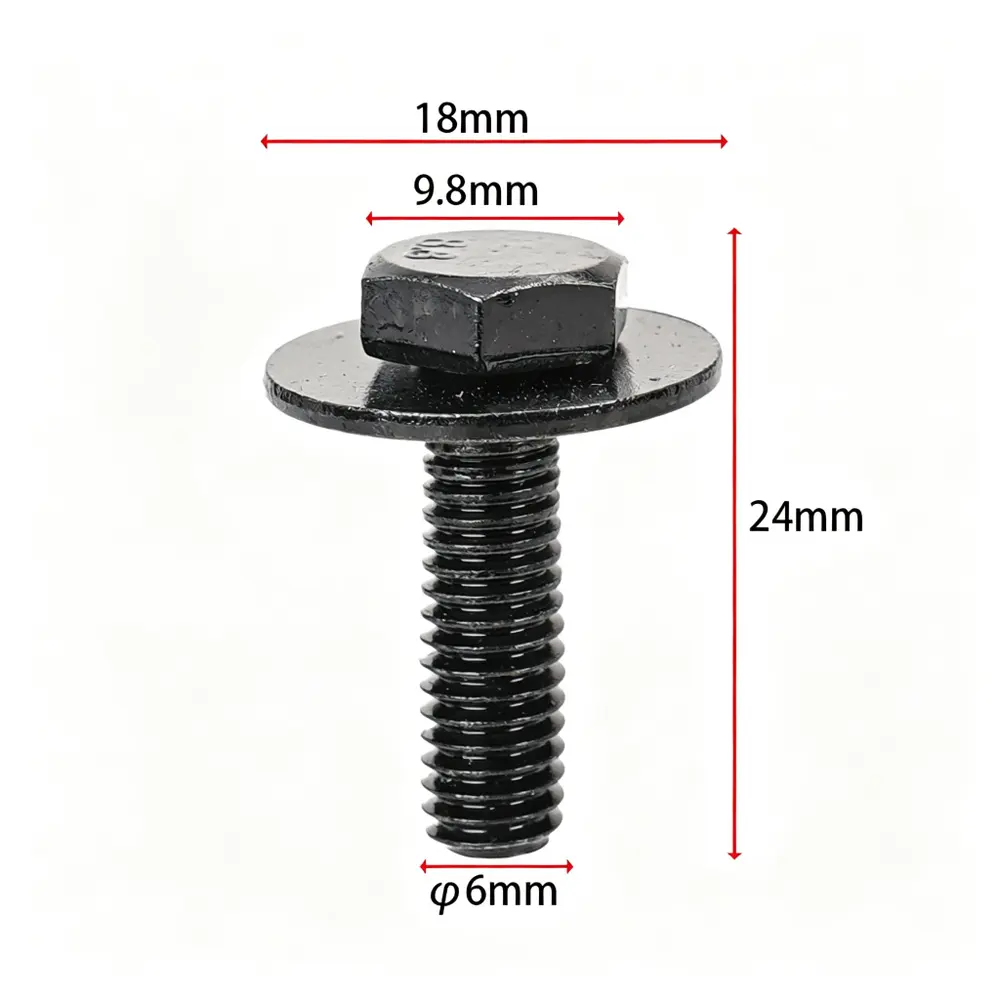 1044950796686 Screw & Spring Clip - Toyota / Nissan / Subaru — aftermarket auto part by MotiveCrate