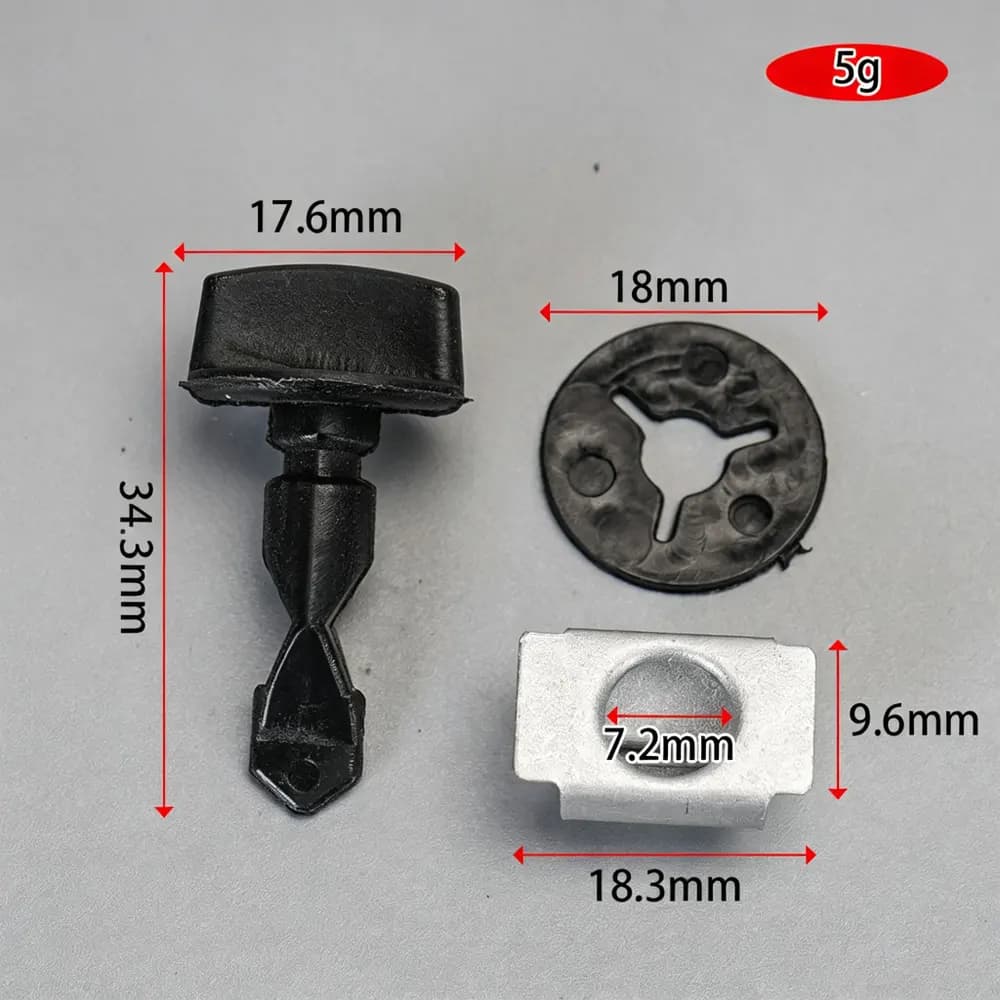 6Q0807180 Bumper Clip - Volkswagen / Audi — product photo 1 of 4 — aftermarket auto part by MotiveCrate