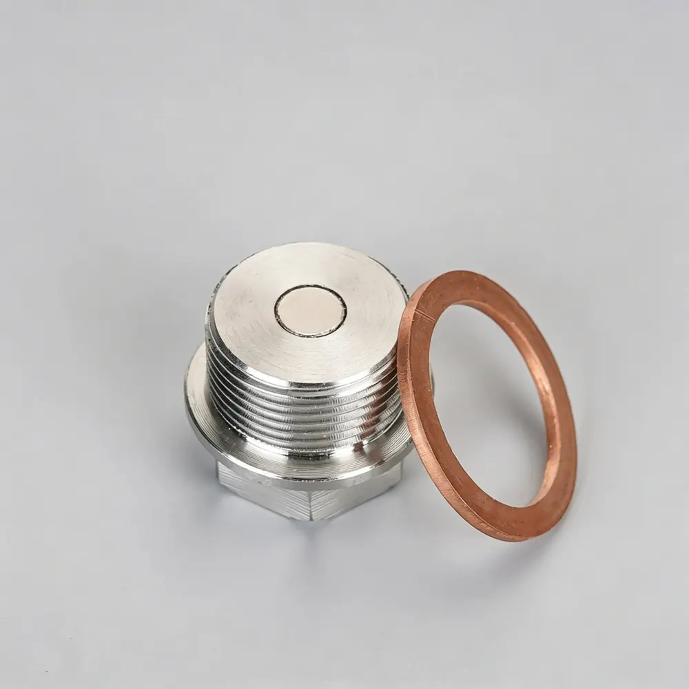 M24 x 1.5 Stainless Steel Oil Drain Plug with Gasket - BMW — product photo 3 of 4 — aftermarket auto part by MotiveCrate