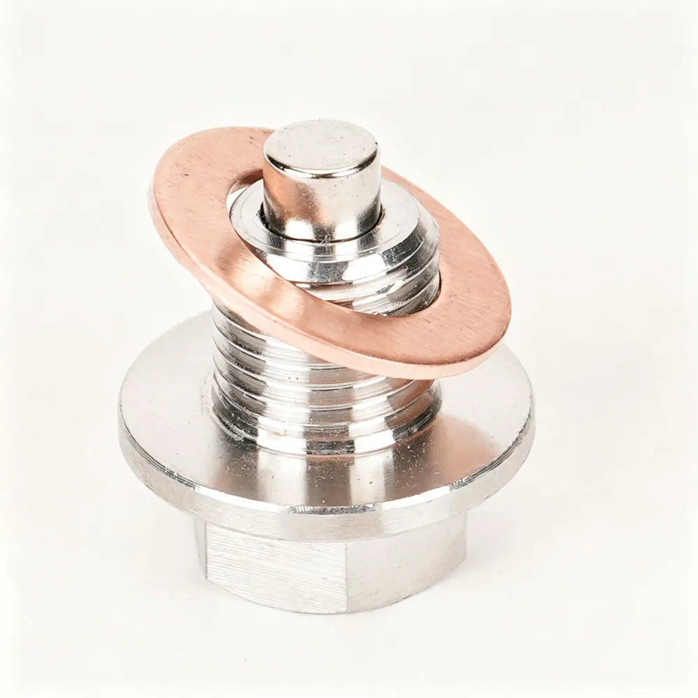 M12 x 1.25 Stainless Steel Magnetic Drain Plug - Toyota/Lexus | M12X1.25-SS-MAG — product photo 4 of 4 — aftermarket auto part by MotiveCrate