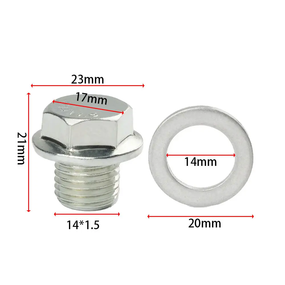 90009-R70-A00 Honda Oil Drain Plug | 90009-R70-A00 — product photo 2 of 4 — aftermarket auto part by MotiveCrate