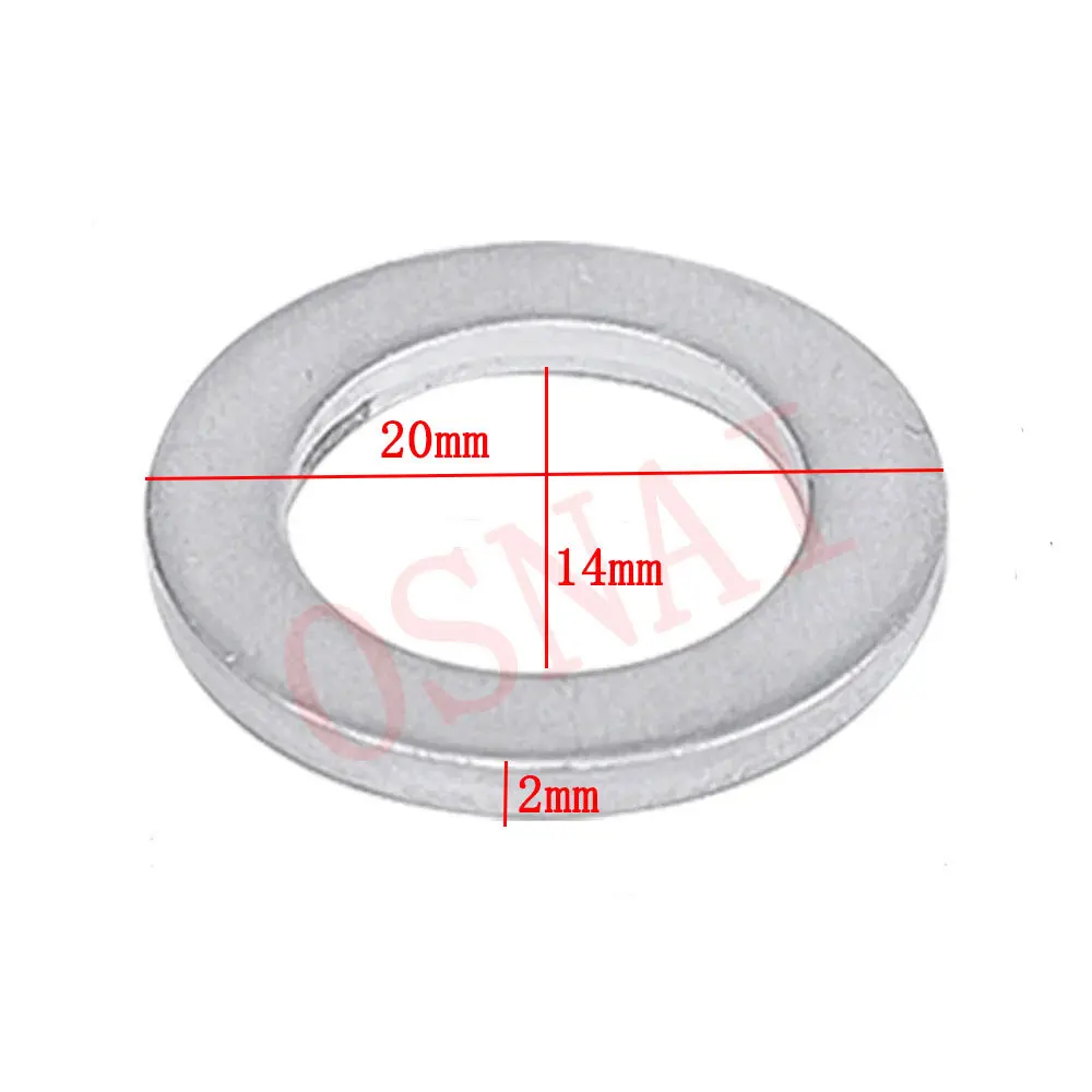 94109-14000 Honda M14 Aluminum Drain Plug Gasket | 94109-14000 — product photo 2 of 5 — aftermarket auto part by MotiveCrate