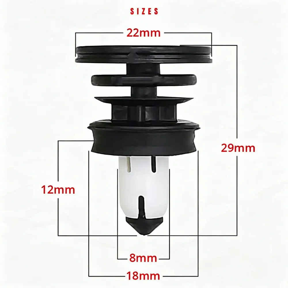 1135147-00-A Door Panel Trim Clip - Tesla — product photo 4 of 4 — aftermarket auto part by MotiveCrate