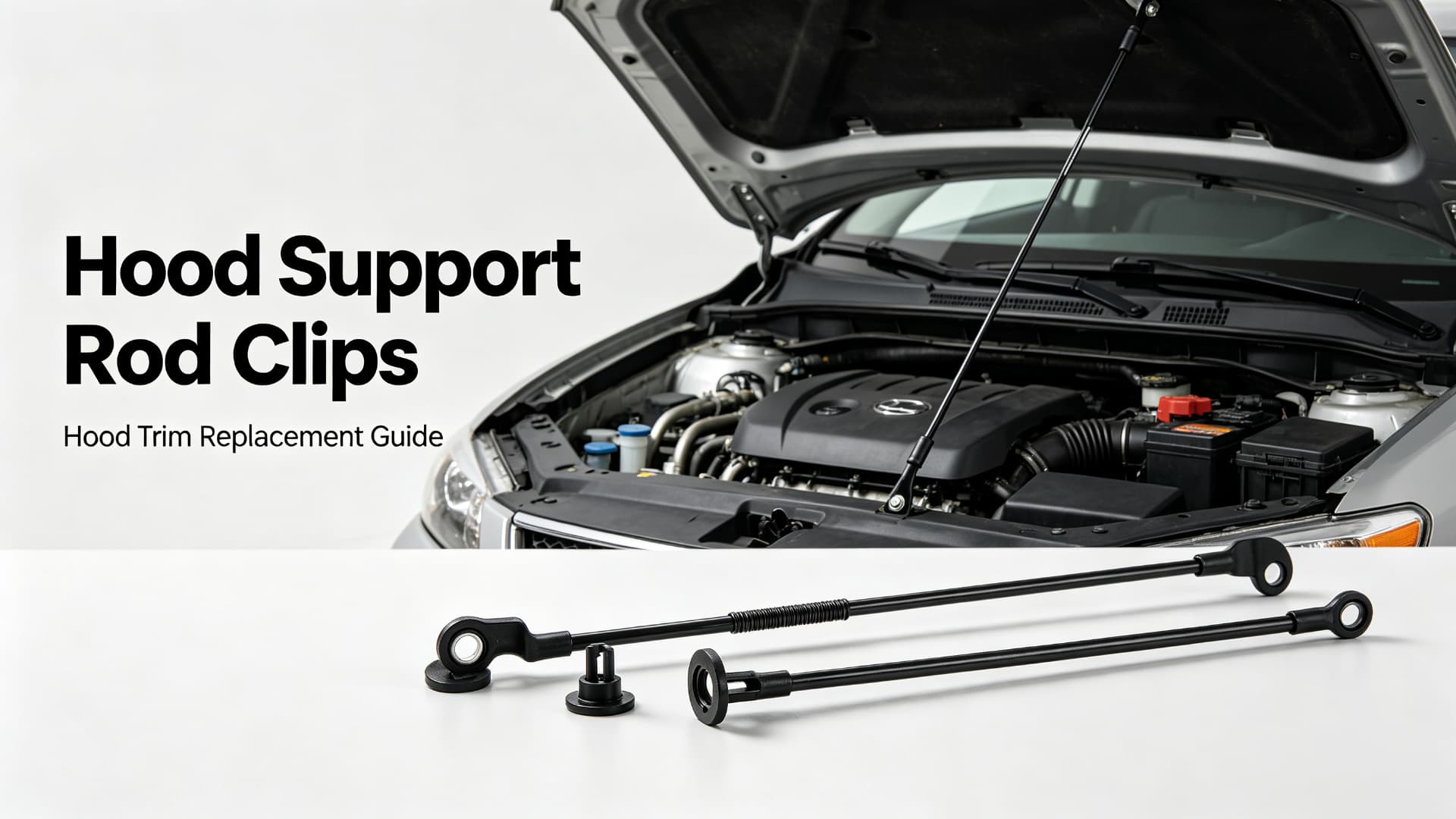 Hood Support Rod & Hood Trim Clip Guide — MotiveCrate guide