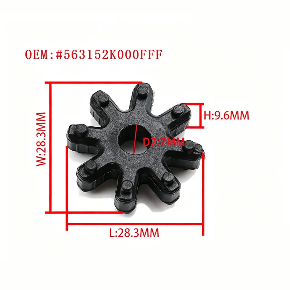 563152K000FFF Rubber Bumper / Cushion - Hyundai / Kia — aftermarket auto part by MotiveCrate